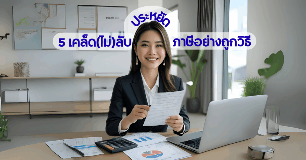 5-เคล็ดไม่ลับประหยัดภาษีอย่างถูกวิธี